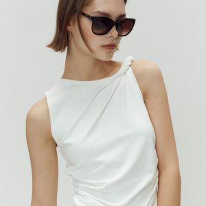 Pleated Midi Skirt