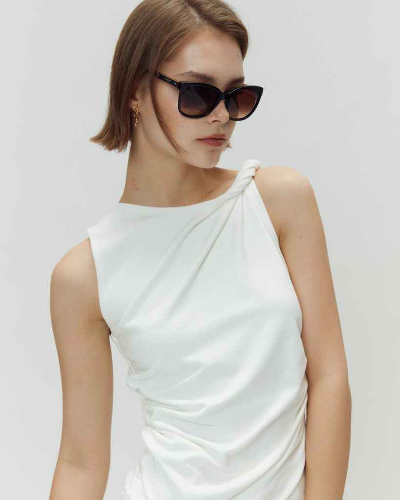 Pleated Midi Skirt
