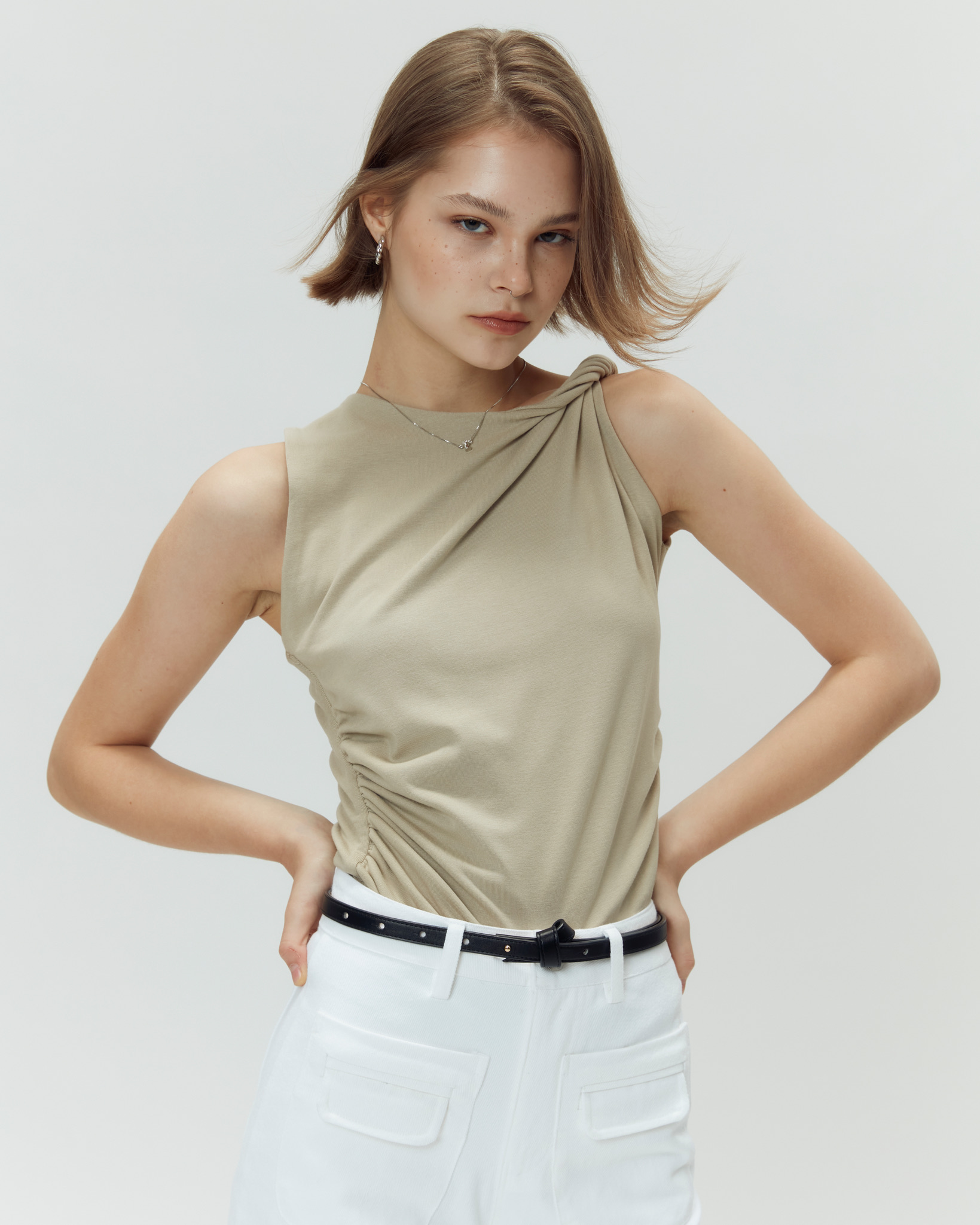 Asymmetric Hem Dress