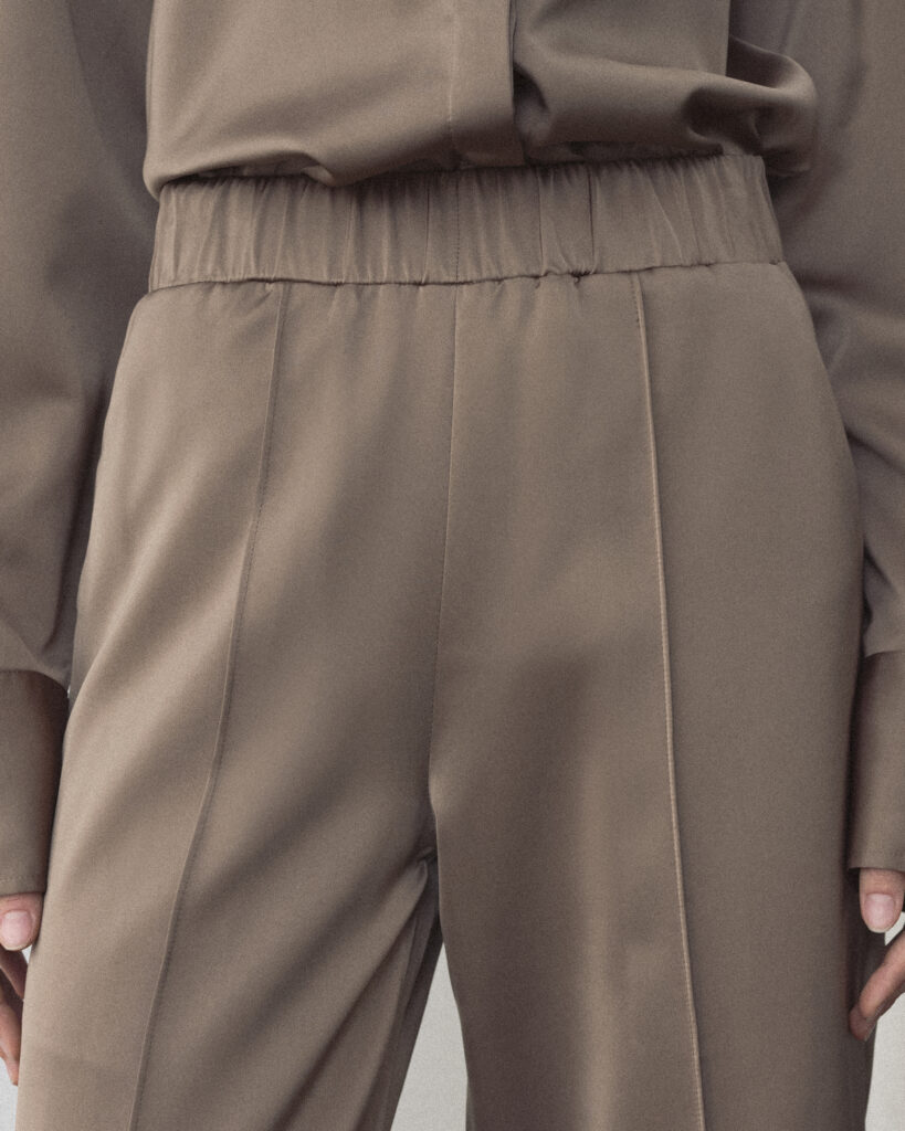 Dark Brown Tiana Pull-On Trousers