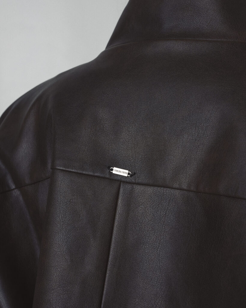 Dark Brown Saige Leather Jacket