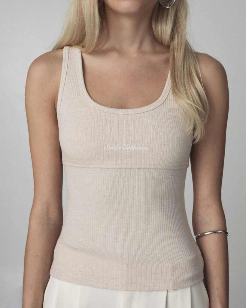 Beige Nate Tank Top