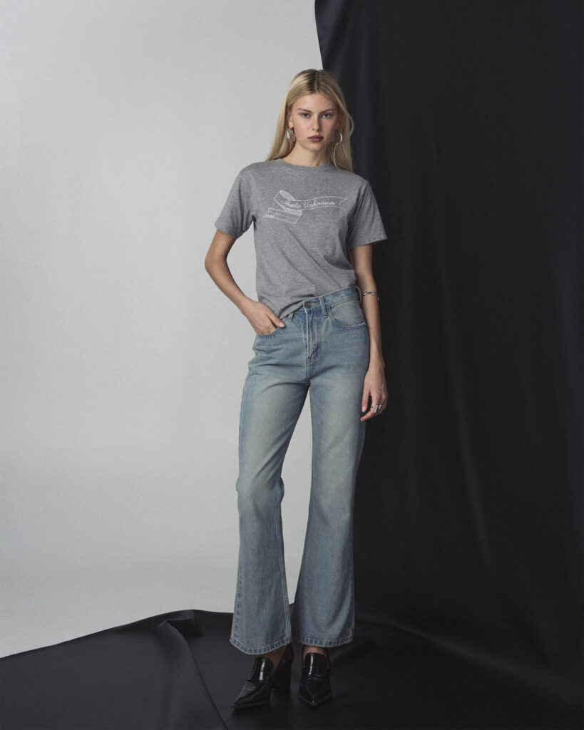 Grey Strip Regular T-shirt