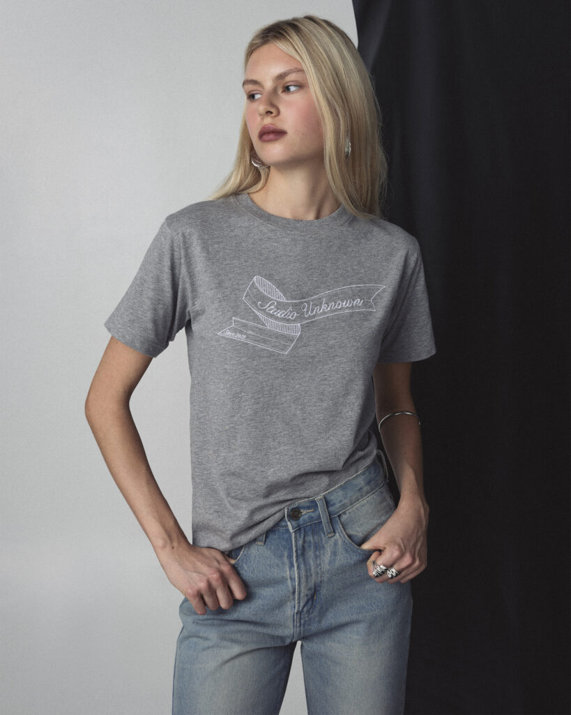 Grey Strip Regular T-shirt