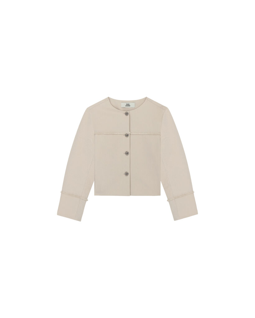 Beige Wylie Cardigan